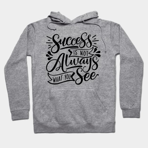 motivational success quote entrepreneur gift Hoodie by Wirp